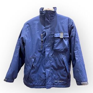 Nike Mens 00 Y2K Quilted Jacket Blue Silver Coat Global Athletic Performance Tag